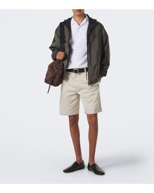 Prada Black Leather Loafers for men