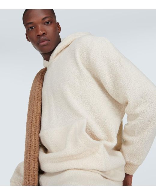 Wool hoodie mens deals