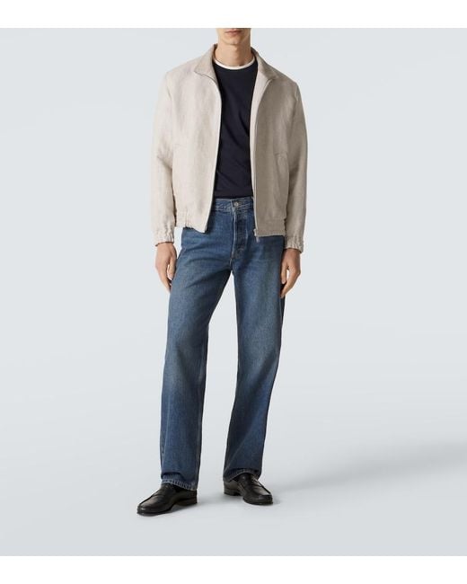 Lardini Natural Linen Jacket for men