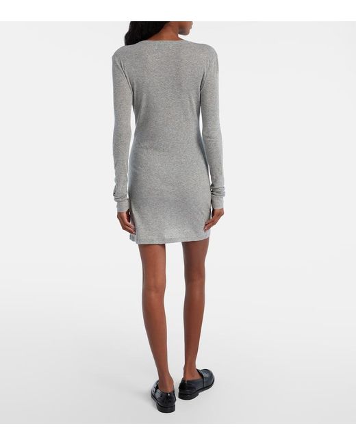 Abito Corto di Miu Miu in Gray