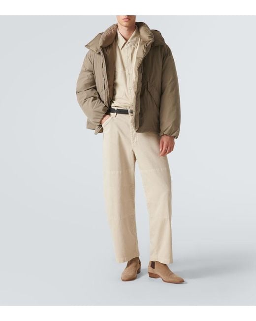 Lemaire Natural Cotton-Blend Down Jacket for men