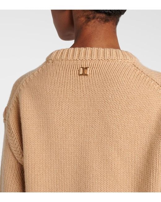 Chloé Natural Cashmere And Cotton Sweater