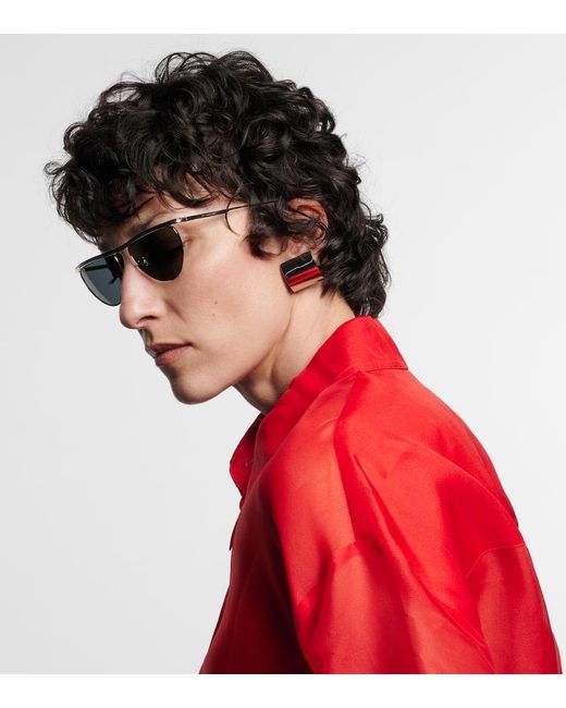 Khaite Gray X Oliver Peoples Flat-Top Sunglasses