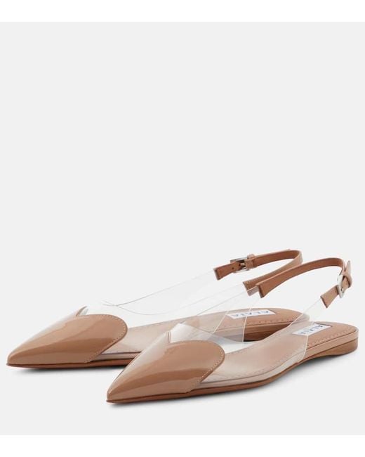 Alaïa Brown Le Coeur Flat Shoe