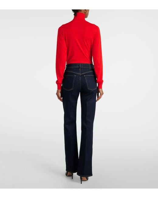 Citizens of Humanity Blue Vidia High-Rise Flared Jeans