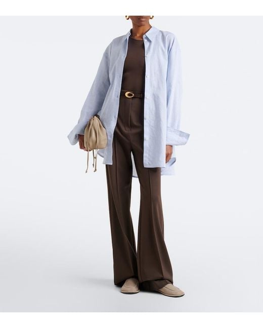 A.Emery White Clarence Suede Penny Loafers