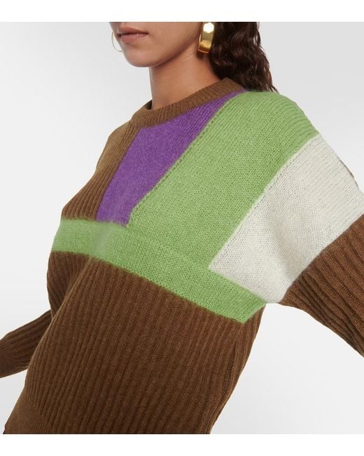 Plan C Green Wool And Cashmere Sweater