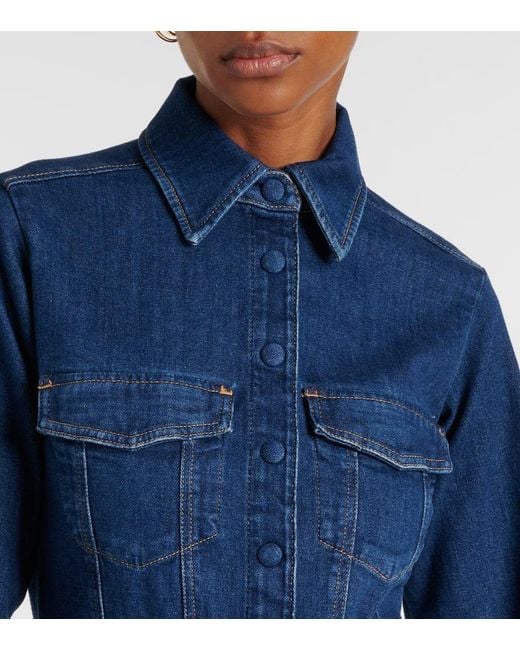 Mono Flared De Denim 7 For All Mankind de color Blue