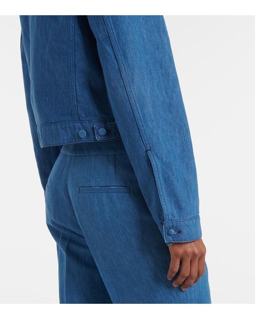 Gabriela Hearst Blue Roland Denim Jacket