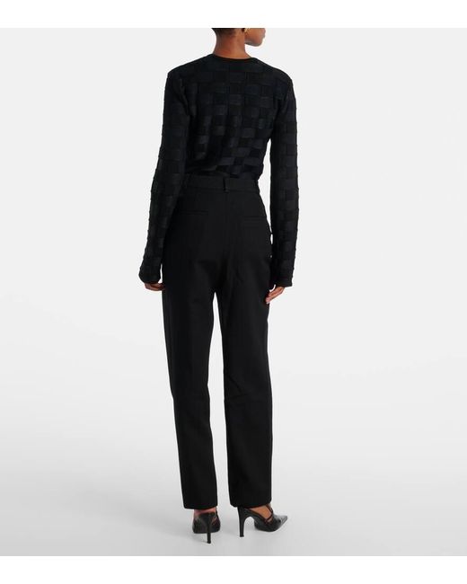TOVE Blue Robena Virgin Wool Straight Pants