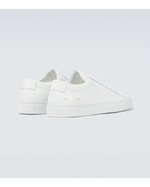 Common Projects White Original Achilles Low Sneakers for men