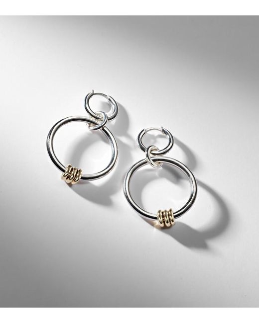 Spinelli Kilcollin Metallic Asha Sterling And 18Kt Earrings