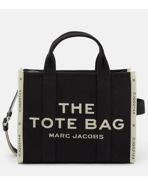 Tote The Medium de lona en jacquard Marc Jacobs de color Black
