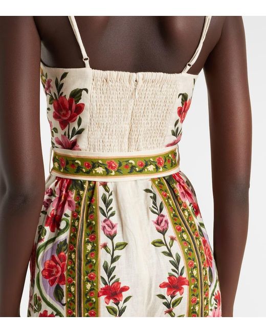 Farm Rio Multicolor Jumpsuit Wonder Rio Aus Leinen