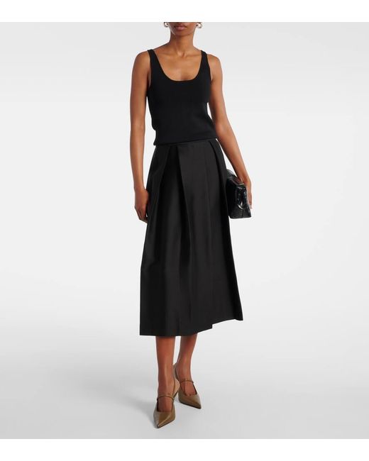 Totême  Brown 85 Lizard-Effect Leather Slingback Pumps