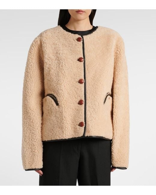Blazé Milano Natural Gliss Reversible Shearling Jacket