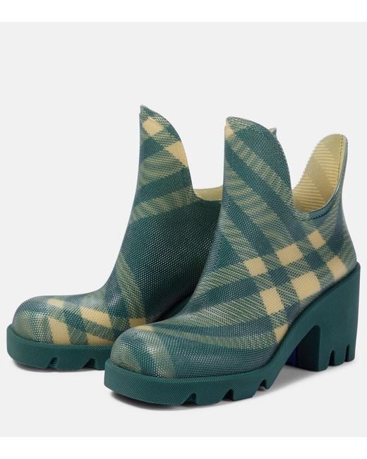 Burberry Green Wellies