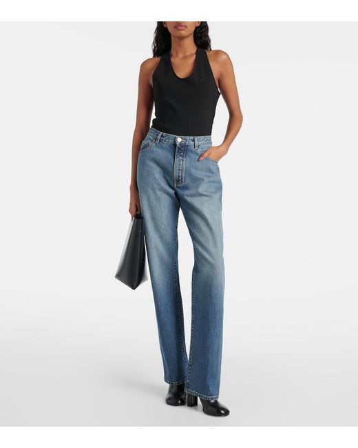 Alaïa Black Jersey Bodysuit