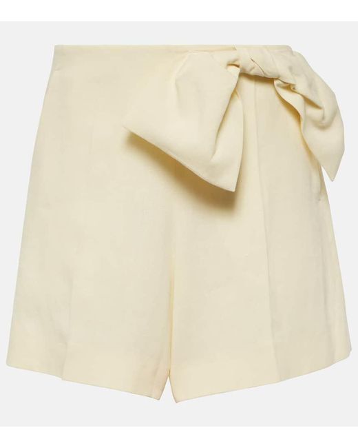 Shorts in lino di Chloé in Natural