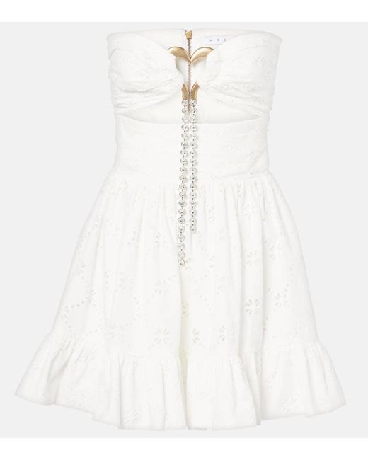 Robe En Coton Area en coloris White