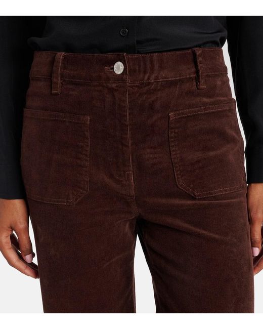 Nili Lotan Brown Weite Hose Florence Aus Cord