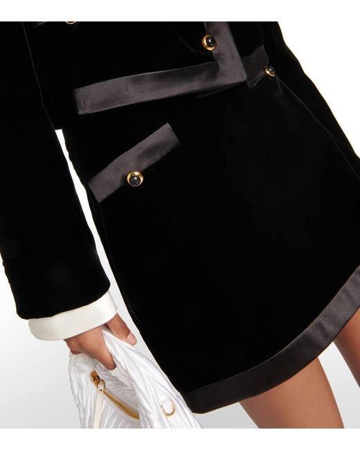 Miu Miu Black High-Rise Miniskirt