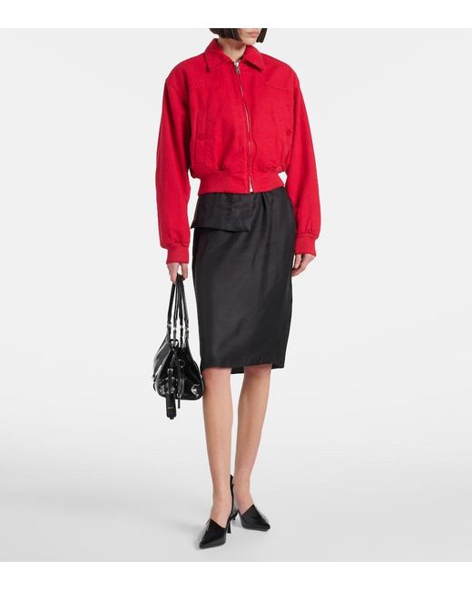 Prada Black Leather Pumps
