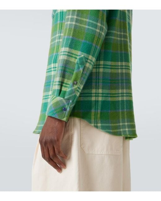 God's True Cashmere Hemd Hero Aus Kaschmir in Green für Herren