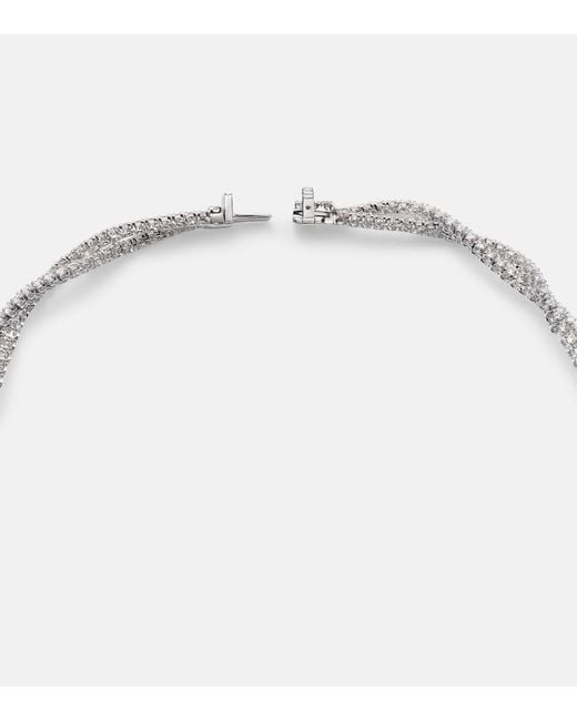 YEPREM White Y-Couture 18Kt Necklace With Diamonds