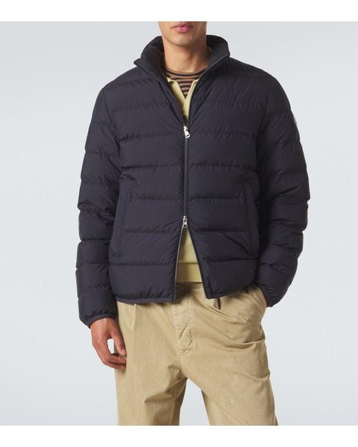 Moncler Blue Baudinet Down Jacket for men