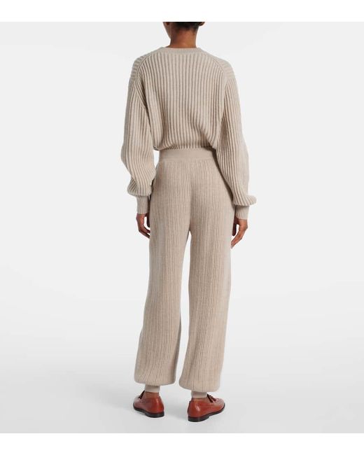 Loro Piana Natural Jogginghose Plane Tree Aus Kaschmir