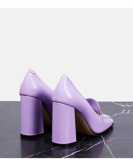 Jimmy Choo Diamond Tilda 100 Patent Leather Pumps in Purple | Lyst