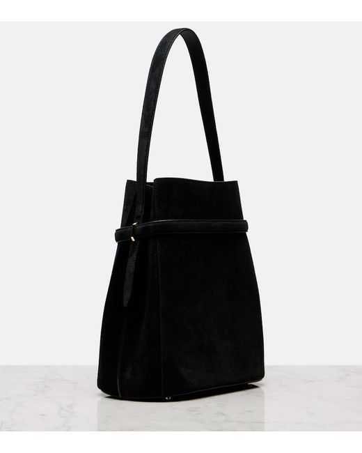 Sac Seau En Daim Totême  en coloris Black