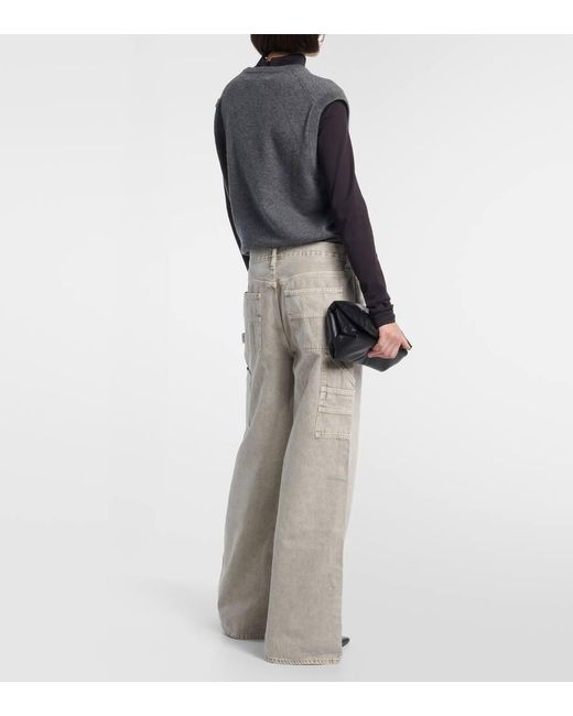 Jeans anchos Magda Carpenter Agolde de color Gray