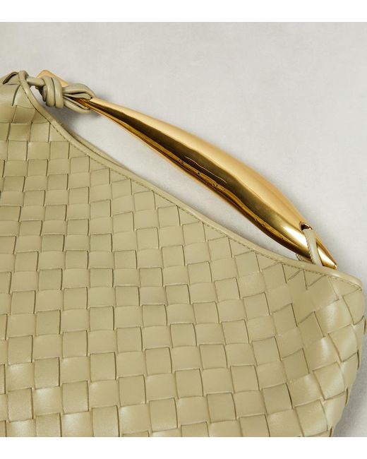 Bottega Veneta Green Sardine Leather Tote Bag