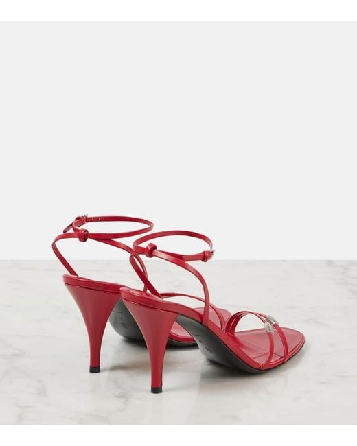 The Row Pink Sandalen Cleo Bijoux Aus Leder