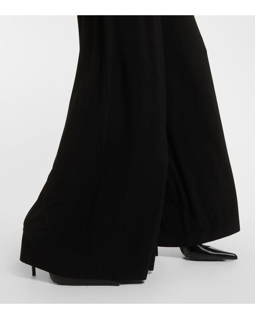Norma Kamali Black Strapless Jumpsuit