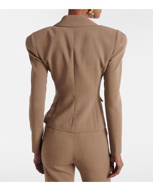 Magda Butrym Natural Wool Blazer