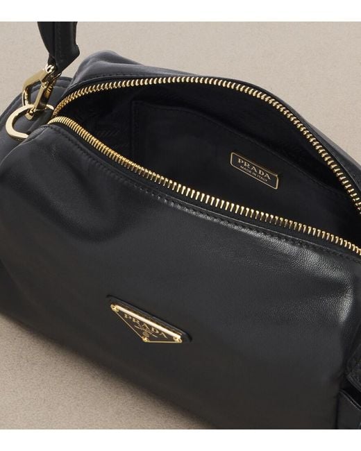 Prada Black Explore Small Leather Shoulder Bag