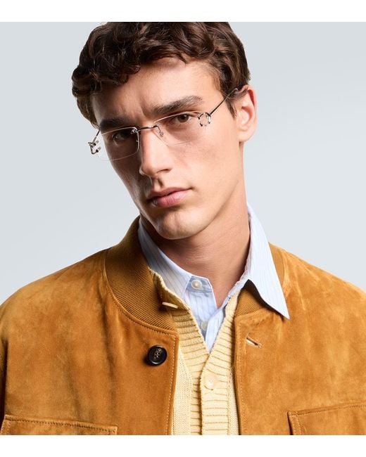 Cartier Metallic C De Cartier Glasses for men