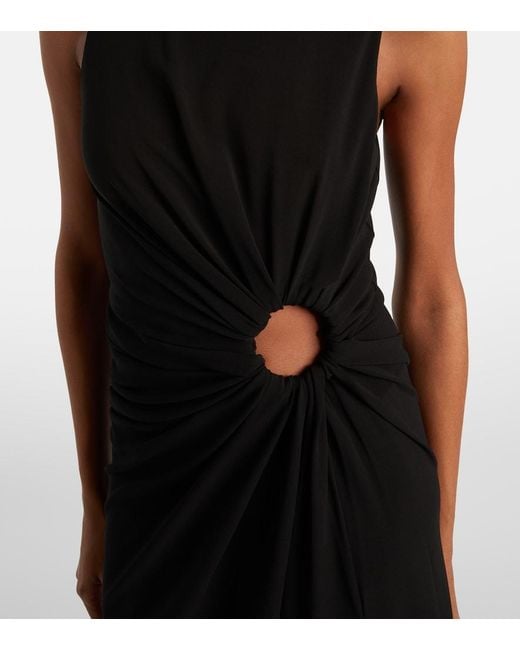 Sportmax Black Jersey Maxi Dress