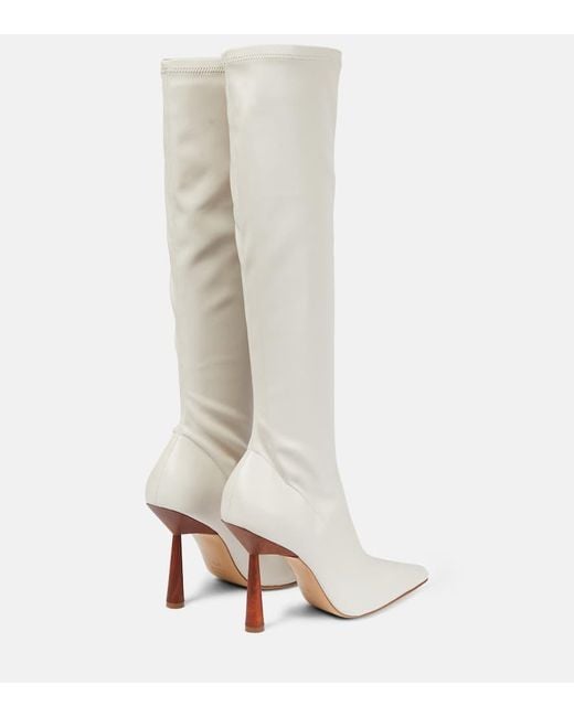 Botas altas Rosie 8 de piel sintetica Gia Borghini de color White