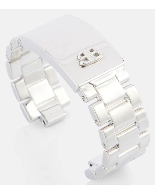 Balenciaga White Armreif 24/7