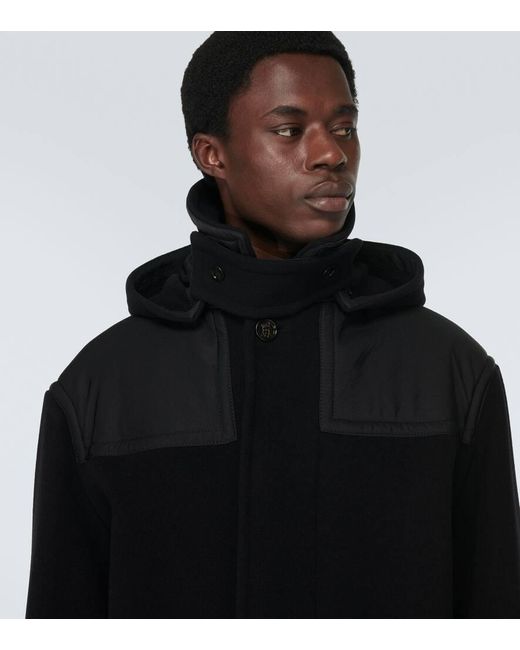 Burberry Cabanjacke aus Wolle in Black für Herren