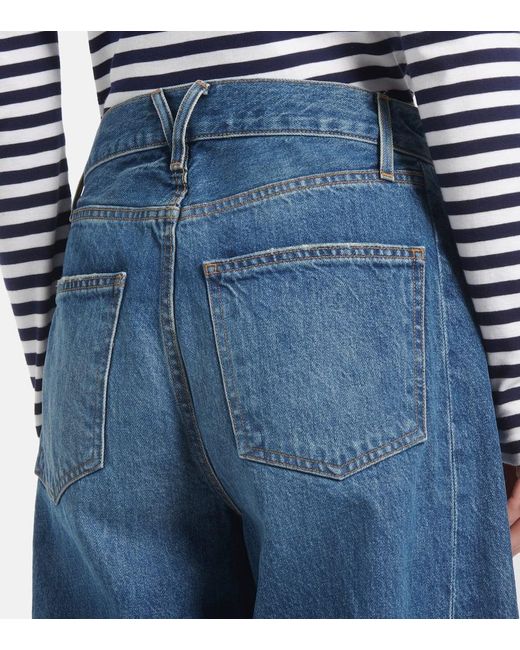 Jeans Barrel Ryder De Tiro Alto Veronica Beard de color Blue