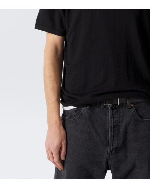 Lisa Yang Black Keir Cotton And Cashmere Polo Shirt for men