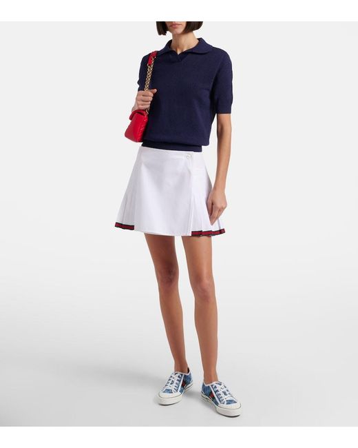 Gucci Blue Tennis 1977 Gg Denim Sneakers