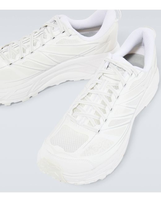 Hoka One One White Mafate Speed 2 Mesh Sneakers for men