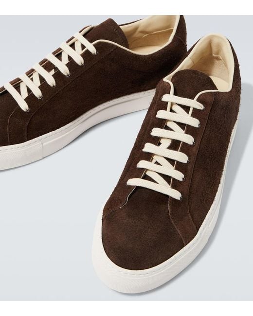Baskets Achilles En Daim Common Projects pour homme en coloris Brown