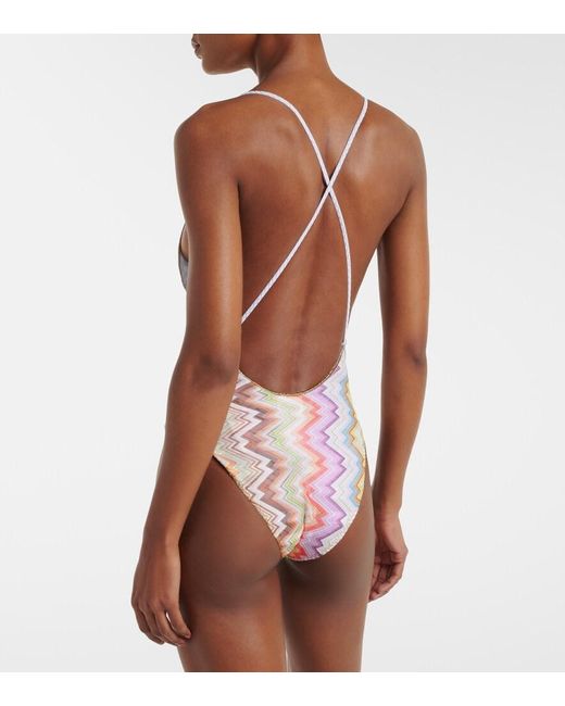 Missoni Pink Zigzag Swimsuit